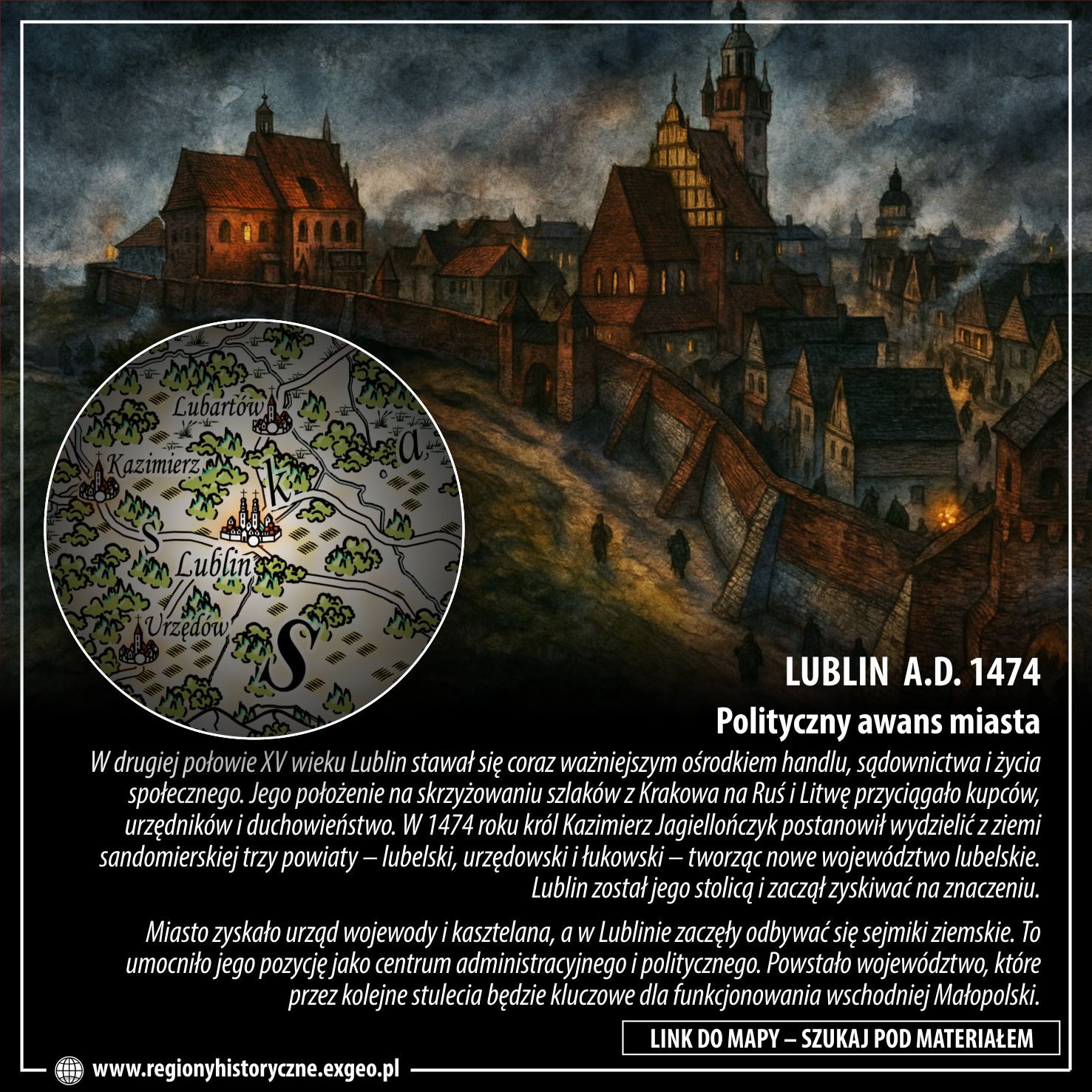 LUBLIN A.D. 1454 | Polityczny awans miasta